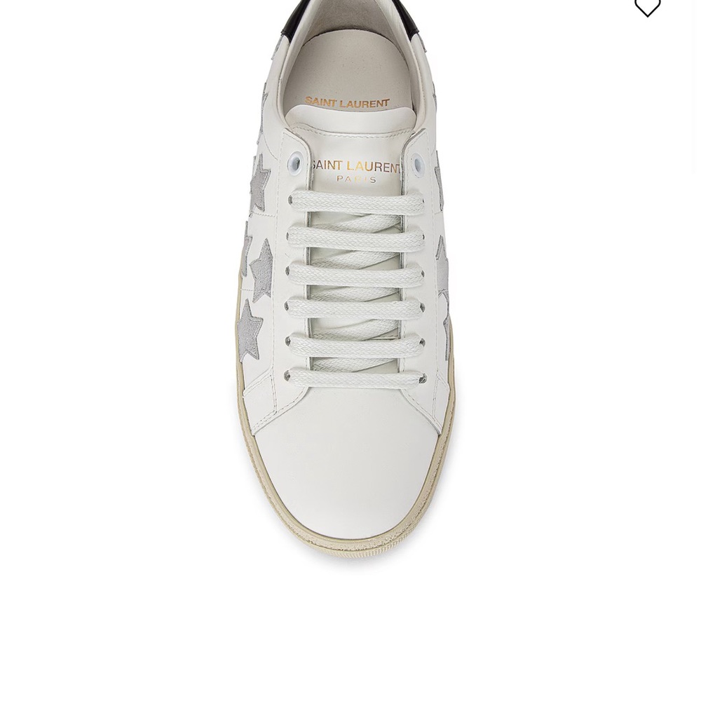 Saint Laurent Court Classic Star Sneakers - Picture 8 of 11